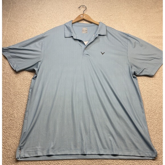 Callaway Other - Callaway Opti-Dri‎ Men's XXL Blue Abstract Design Golf Polo Shirt